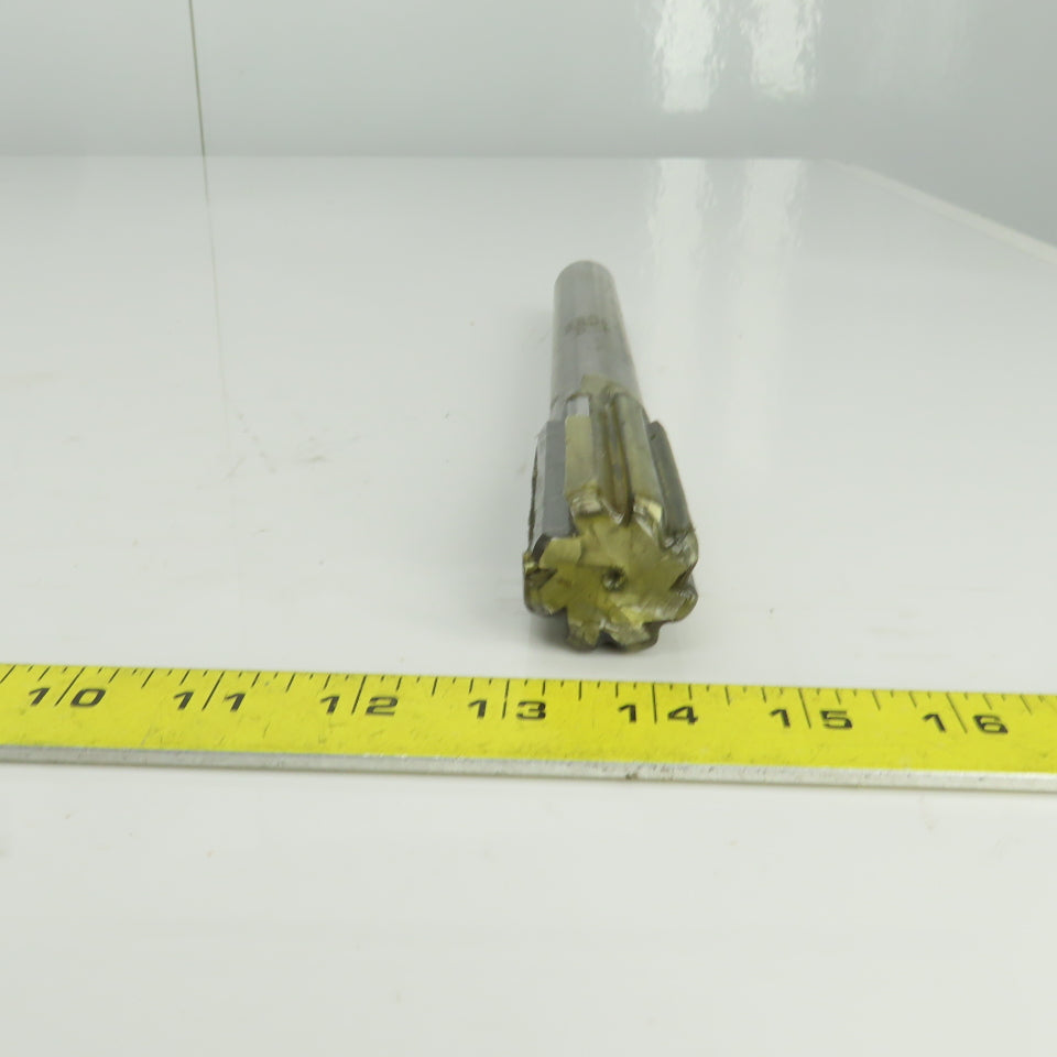 Hannibal 1.2417" Diam Straight 8 Flute Carbide Tipped Chucking Reamer 1" Shank
