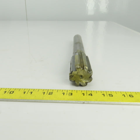 Hannibal 1.2417" Diam Straight 8 Flute Carbide Tipped Chucking Reamer 1" Shank