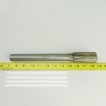 Hannibal 1.2417" Diam Straight 8 Flute Carbide Tipped Chucking Reamer 1" Shank