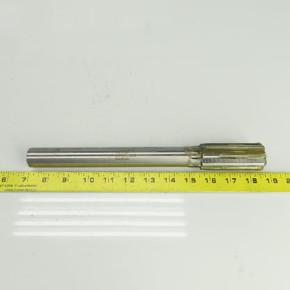 Hannibal 1.2417" Diam Straight 8 Flute Carbide Tipped Chucking Reamer 1" Shank