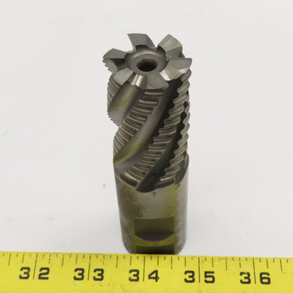 1-1/4" x  2" LOC 6 Flute Spiral HSS Roughing End Mill 1-1/4" Weldon