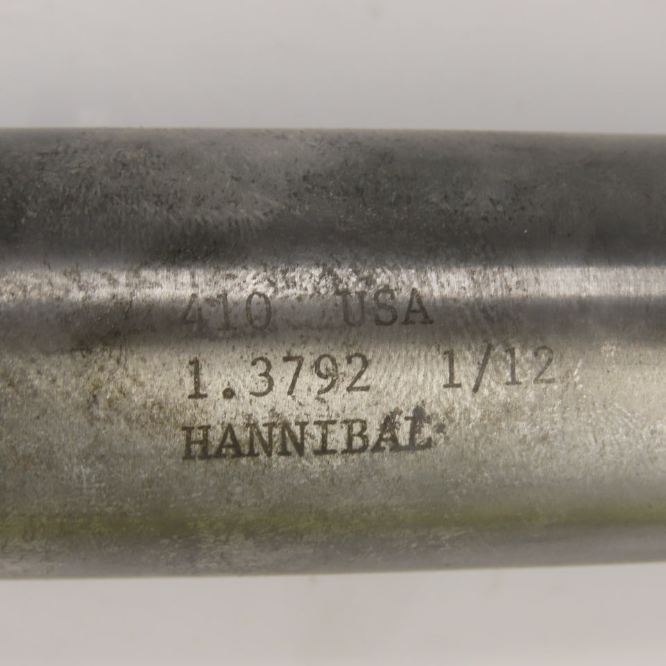 Hannibal 1.3792" Diam Spiral 8 Flute Carbide Tipped Chucking Reamer 1-1/4" Shank