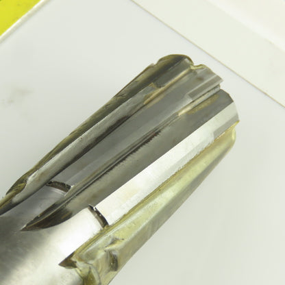 Hannibal 1.3792" Diam Spiral 8 Flute Carbide Tipped Chucking Reamer 1-1/4" Shank