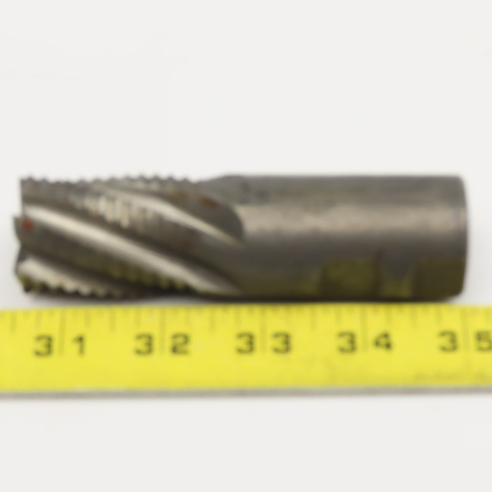 1-1/4" Diam. x 1-3/4" LOC 6 Flute Spiral HSS Roughing End Mill 1-1/4" Weldon