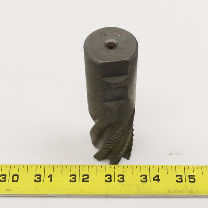 1-1/4" Diam. x 1-3/4" LOC 6 Flute Spiral HSS Roughing End Mill 1-1/4" Weldon