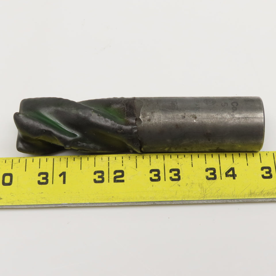 1" Diam. 4 Flute Spiral HSS Roughing End Mill 1" Weldon Lot Of 3