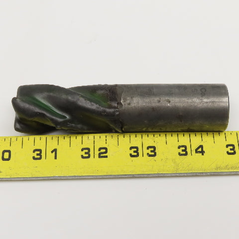 1" Diam. 4 Flute Spiral HSS Roughing End Mill 1" Weldon Lot Of 3