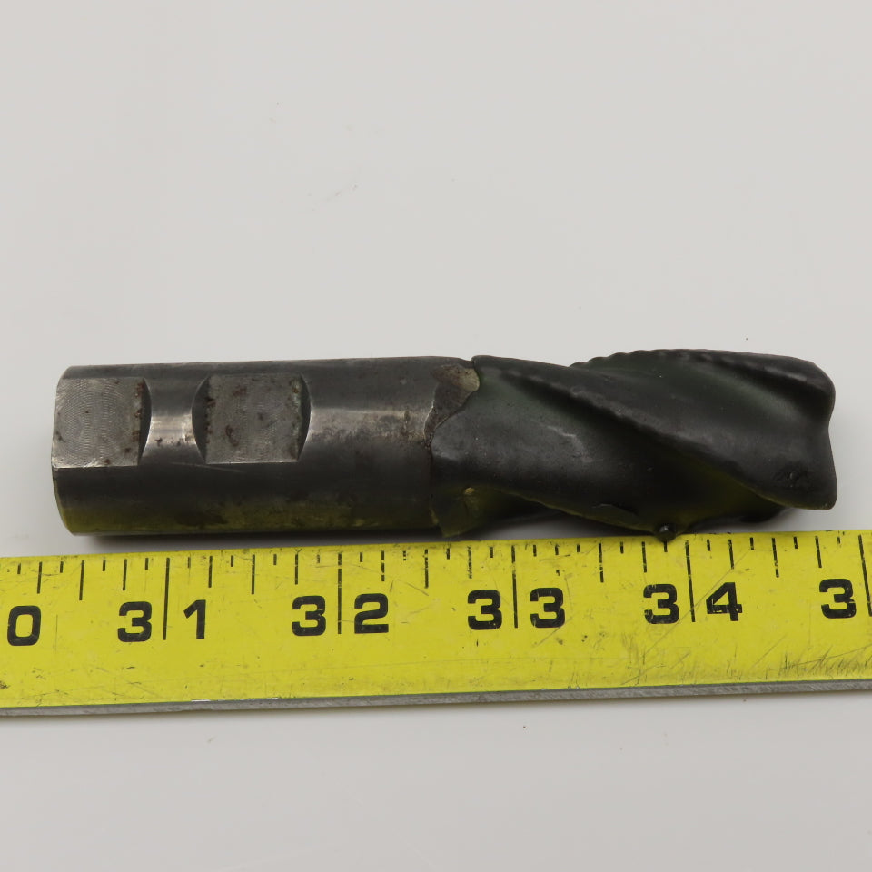 1" Diam. 4 Flute Spiral HSS Roughing End Mill 1" Weldon Lot Of 3