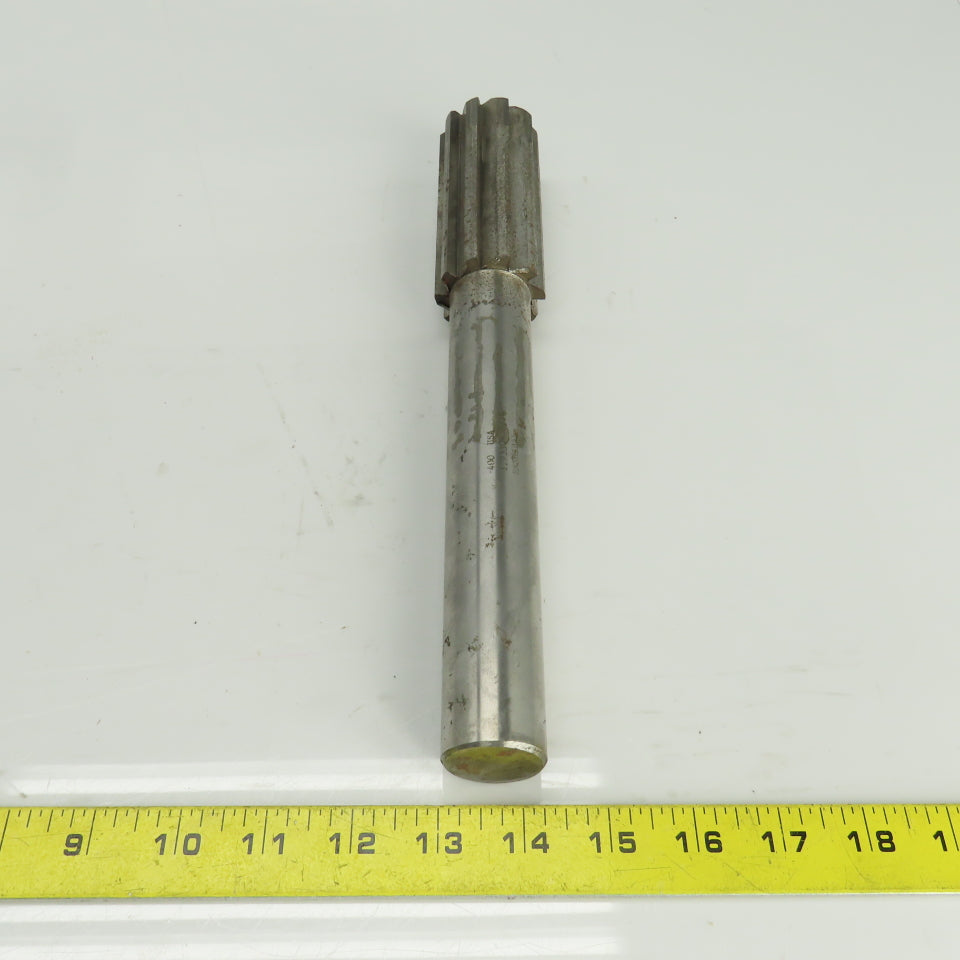 Hannibal 400 1.7330" Diam Straight 10 Flute Carbide Tipped Chucking Reamer