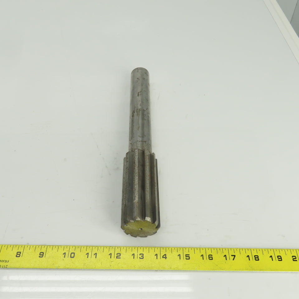 Hannibal 400 1.7330" Diam Straight 10 Flute Carbide Tipped Chucking Reamer