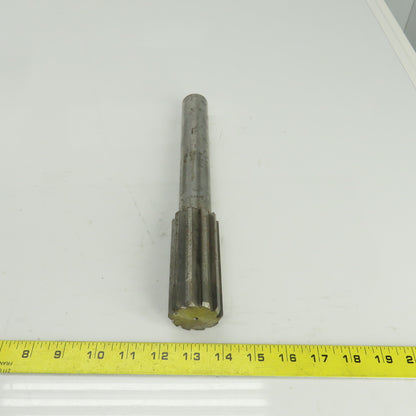 Hannibal 400 1.7330" Diam Straight 10 Flute Carbide Tipped Chucking Reamer