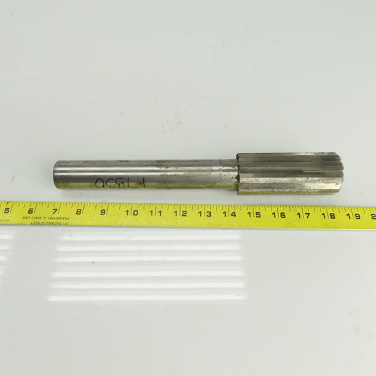 Hannibal 400 1.7330" Diam Straight 10 Flute Carbide Tipped Chucking Reamer