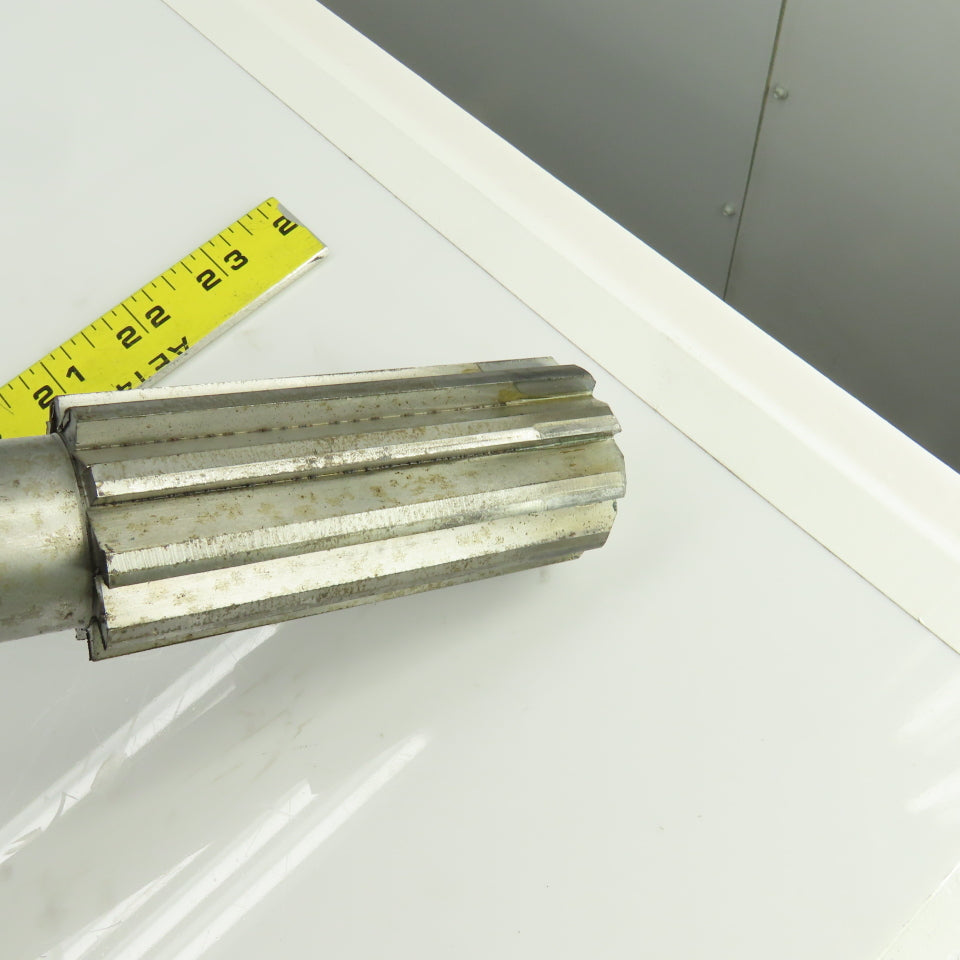 Lexington 3400 1.7330" Diam Straight 10 Flute Carbide Tipped Chucking Reamer
