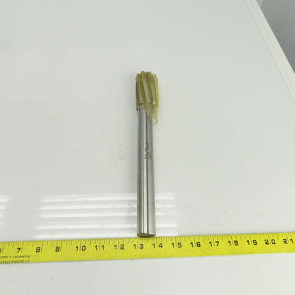 R.R.T. 2420 1.2565" Diam Spiral 8 Flute Carbide Tipped Chucking Reamer