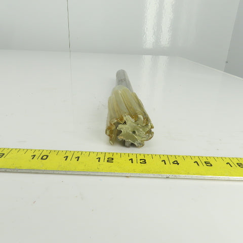 R.R.T. 2420 1.2565" Diam Spiral 8 Flute Carbide Tipped Chucking Reamer