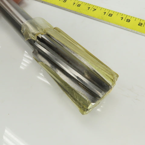 R.R.T. 2420 1.2565" Diam Spiral 8 Flute Carbide Tipped Chucking Reamer