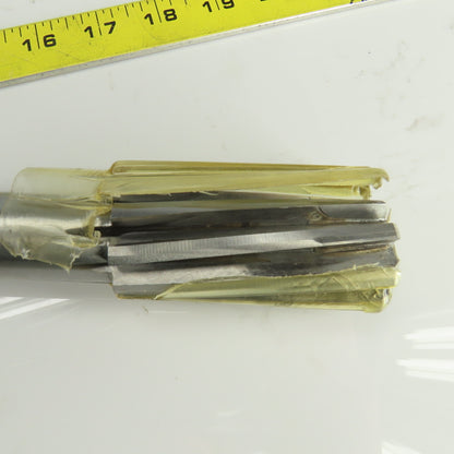 R.R.T. 2420 1.2565" Diam Spiral 8 Flute Carbide Tipped Chucking Reamer