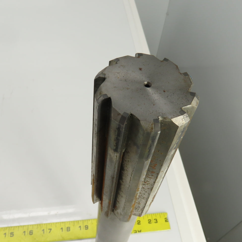 R.R.T. 2400 1.7330" Diam Straight 10 Flute Carbide Tipped Chucking Reamer