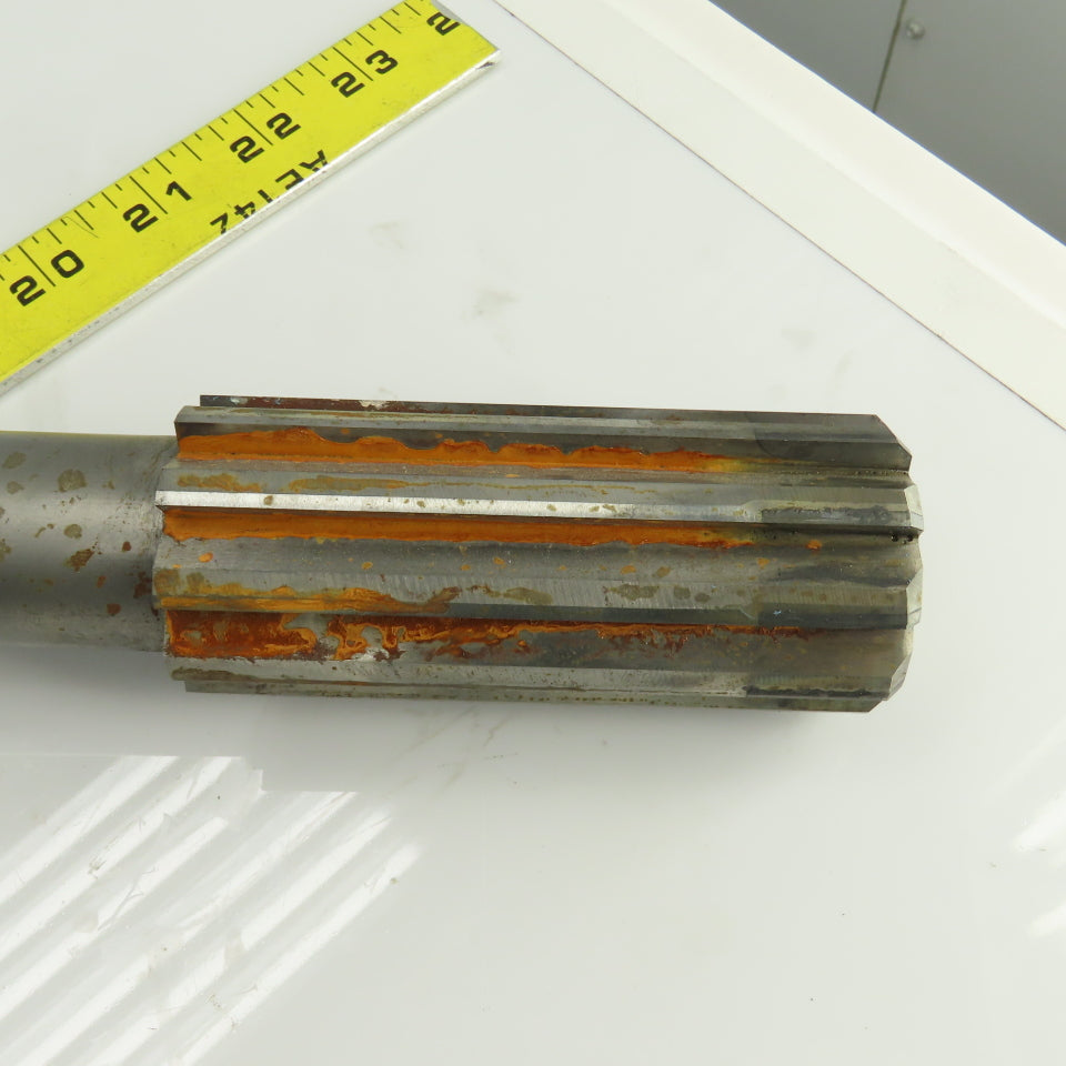 R.R.T. 2400 1.7330" Diam Straight 10 Flute Carbide Tipped Chucking Reamer
