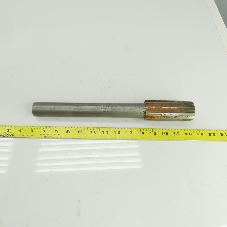 R.R.T. 2400 1.7330" Diam Straight 10 Flute Carbide Tipped Chucking Reamer