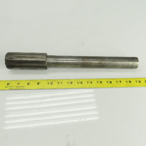 Lexington 3400 1.7330" Diam Straight 10 Flute Carbide Tipped Chucking Reamer