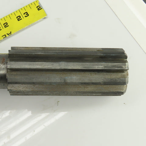 Lexington 3400 1.7330" Diam Straight 10 Flute Carbide Tipped Chucking Reamer