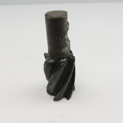 Melin 2" Diam. x 3" LOC 6 Flute Spiral End Mill Cutter 1-1/4" Weldon Shank