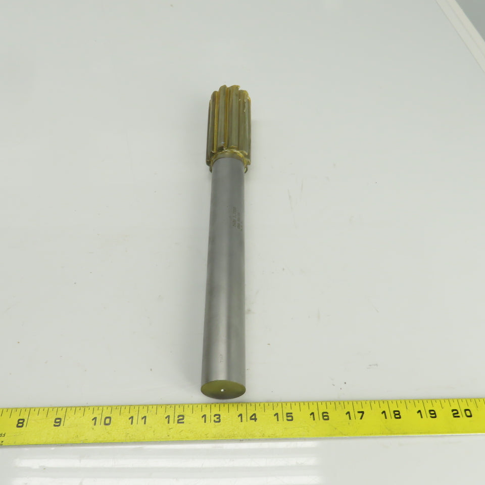 2400 1.7330" Diam Straight 10 Flute Carbide Tipped Chucking Reamer