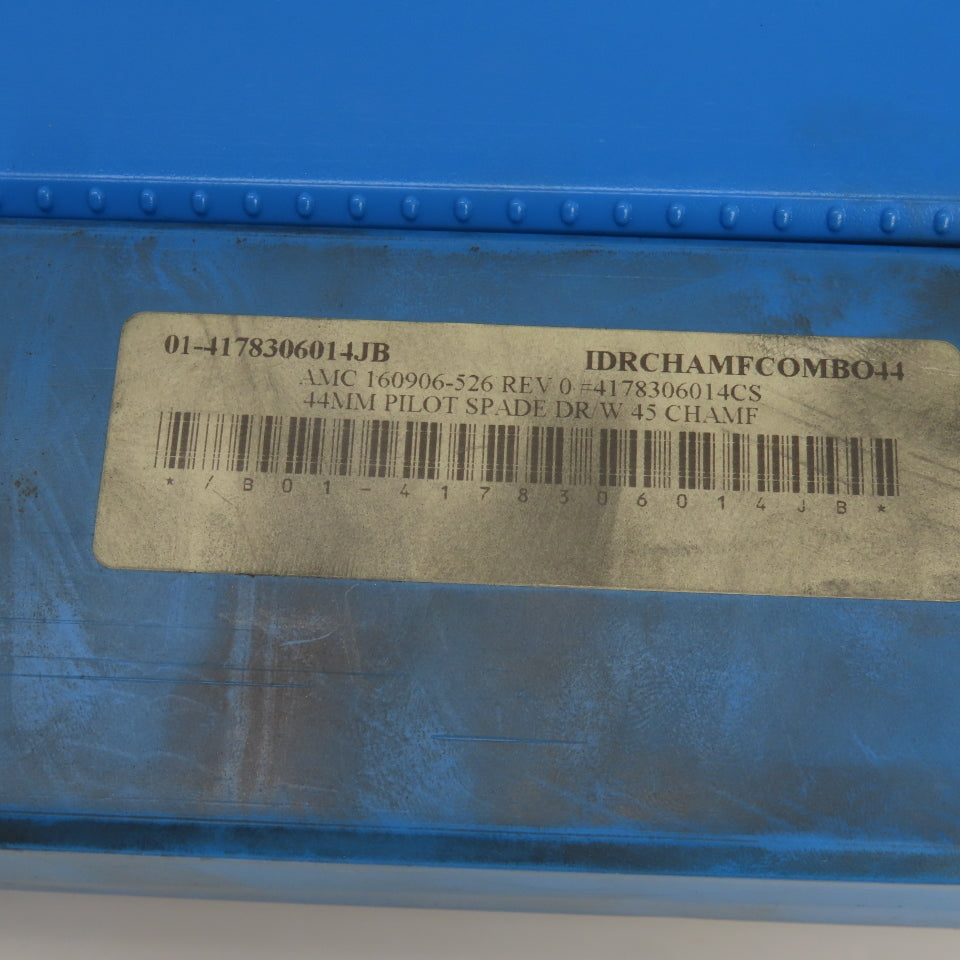 Acme 160906-526 Rev.A Coolant Thru 44mm Pilot Spade Drill Holder W/45° Chamf