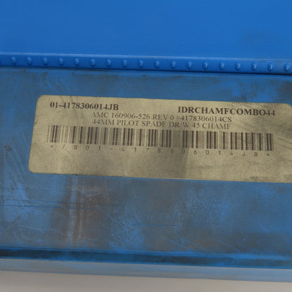 Acme 160906-526 Rev.A Coolant Thru 44mm Pilot Spade Drill Holder W/45° Chamf