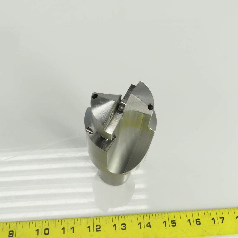 Acme 160906-526 Rev.A Coolant Thru 44mm Pilot Spade Drill Holder W/45° Chamf