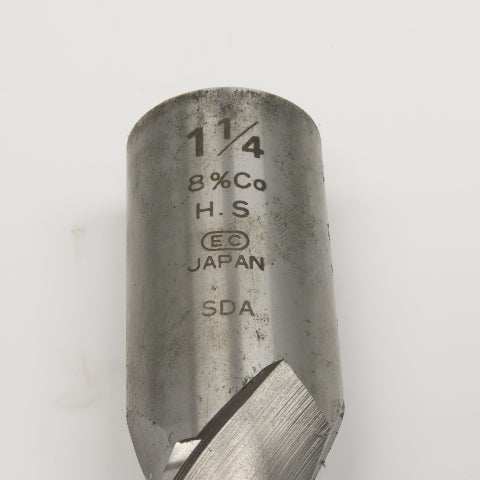 1-1/4" Diam. 2" LOC 2 Flute Spiral 1-1/4" Weldon Shank End Mill