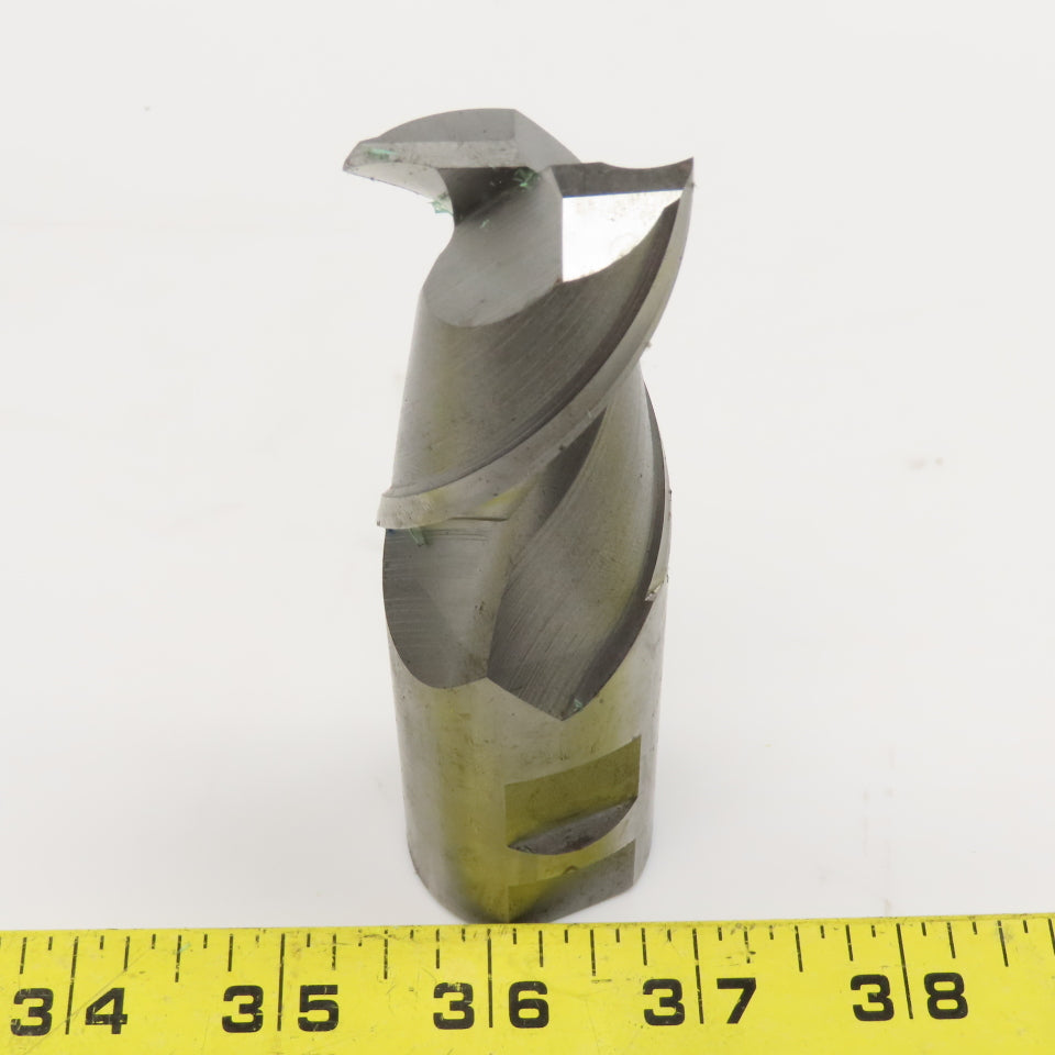 1-1/4" Diam. 2" LOC 2 Flute Spiral 1-1/4" Weldon Shank End Mill