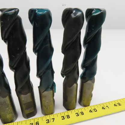 1" Ground To 63/64" OD. 4" LOC 2 Flute Spiral 1" Weldon Shank End Mill Lot Of 7