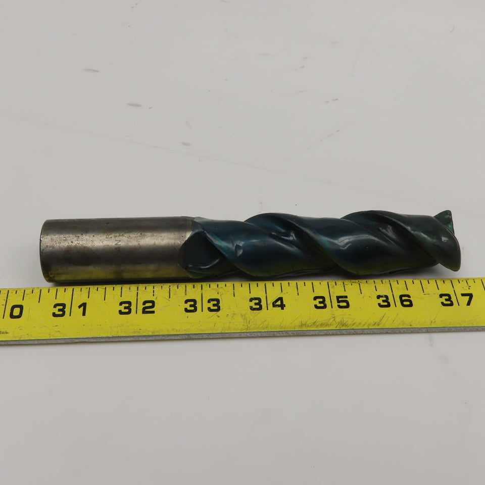 1" Ground To 63/64" OD. 4" LOC 2 Flute Spiral 1" Weldon Shank End Mill Lot Of 7