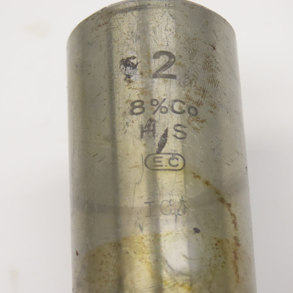 2" Diam. x 4" LOC 2 Flute Spiral End Mill 1-1/4" Weldon Shank