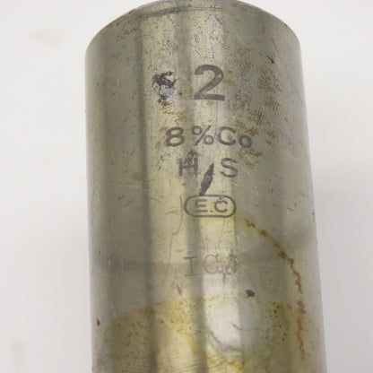 2" Diam. x 4" LOC 2 Flute Spiral End Mill 1-1/4" Weldon Shank