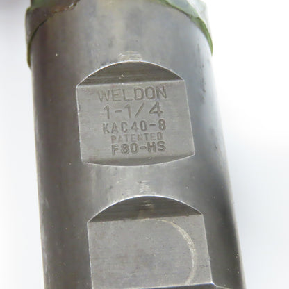 1-1/4" x 1-3/4" LOC 4 Flute Spiral Crest Cut End Mill 1-1/4" Weldon Lot Of 3