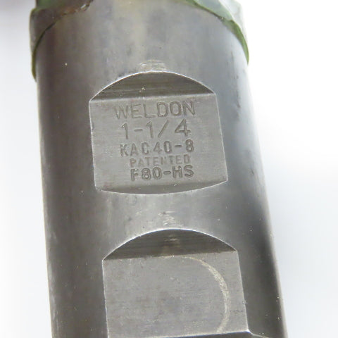 1-1/4" x 1-3/4" LOC 4 Flute Spiral Crest Cut End Mill 1-1/4" Weldon Lot Of 3