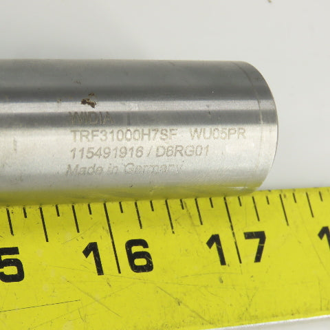 Widia TRF31000H7SF 31mm Diam 8 Straight Flute Carbide Tipped Coolant Thru Reamer