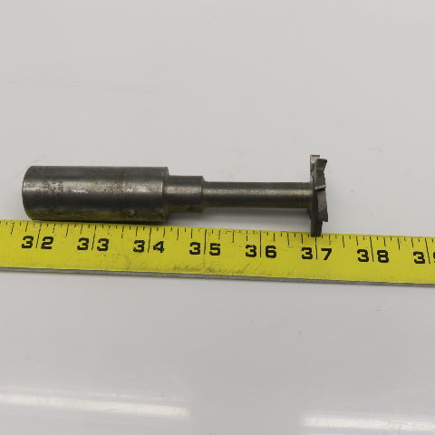 Fukuda Seiko 1-1/2" x 1/4" Stagger Tooth Slot Cutter 1" Weldon 3" Projection