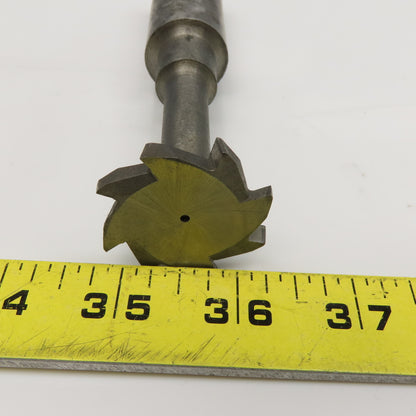 Fukuda Seiko 1-1/2" x 1/4" Stagger Tooth Slot Cutter 1" Weldon 3" Projection