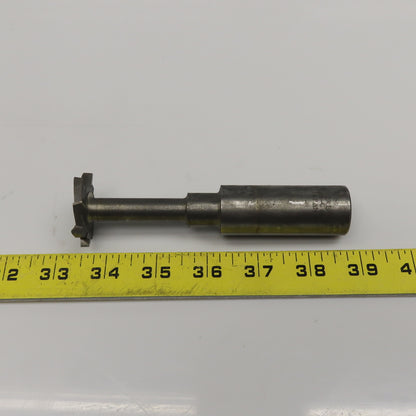 Fukuda Seiko 1-1/2" x 1/4" Stagger Tooth Slot Cutter 1" Weldon 3" Projection