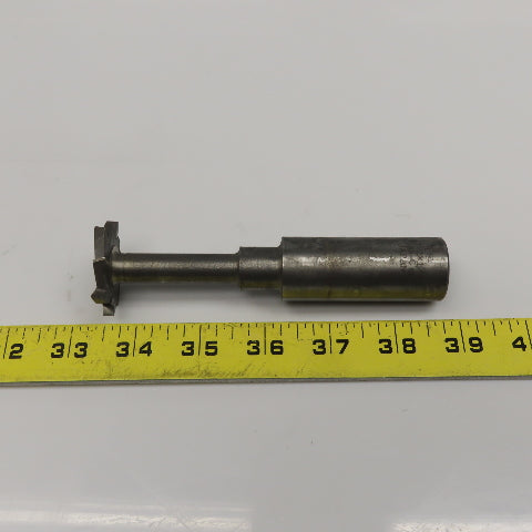 Fukuda Seiko 1-1/2" x 1/4" Stagger Tooth Slot Cutter 1" Weldon 3" Projection