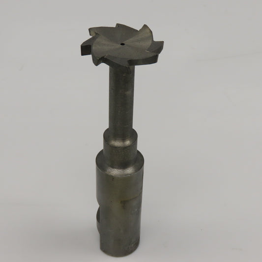 Fukuda Seiko 1-1/2" x 1/4" Stagger Tooth Slot Cutter 1" Weldon 3" Projection