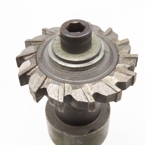 1" Shank Slot Cutter Arbor W/ 1-15/16 x 1/4" Slot Mill Cutter 2" Projection