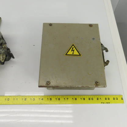 Harting HS12 7" x 6" x 3" Electrical Enclosure W400V 16A 6 Pin Connector Lot/3
