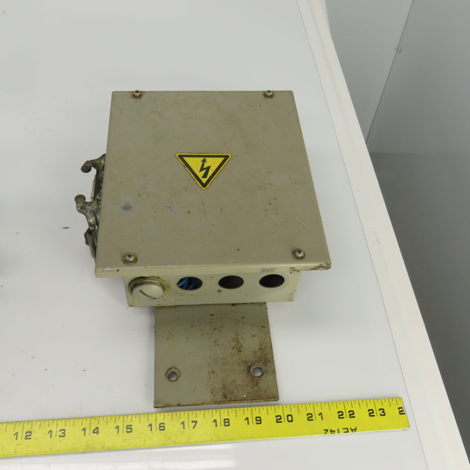 Harting HS12 7" x 6" x 3" Electrical Enclosure W400V 16A 6 Pin Connector Lot/3