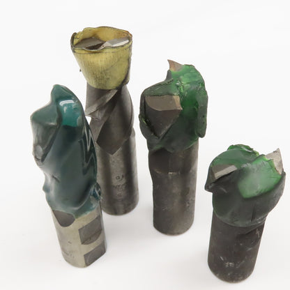 Misc. Lot 2 Flute Spiral End Mill Cutters 1-3/8" 1" Weldon Mixed Lot 10