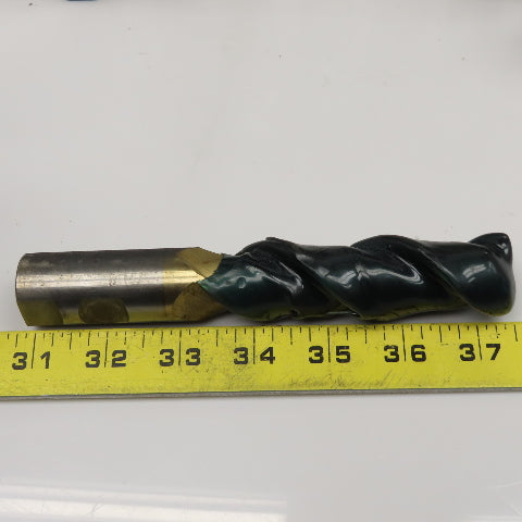 Misc. Lot 2 Flute Spiral End Mill Cutters 1-3/8" 1" Weldon Mixed Lot 10